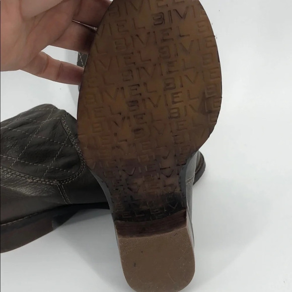 Biviel grey mid calf quilted boot 36 - Picture 3 of 6